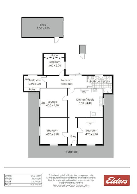 4-6 Sheila Street, Spalding, SA, 5454 - Floorplan 1