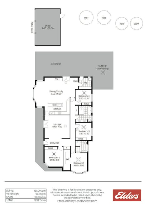66 Neagles Rock Road, Clare, SA, 5453 - Floorplan 1