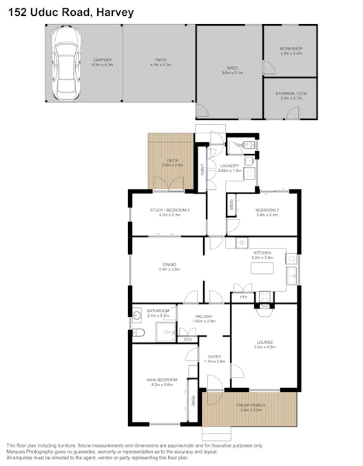 152 Uduc Road, Harvey, WA, 6220 - Floorplan 1