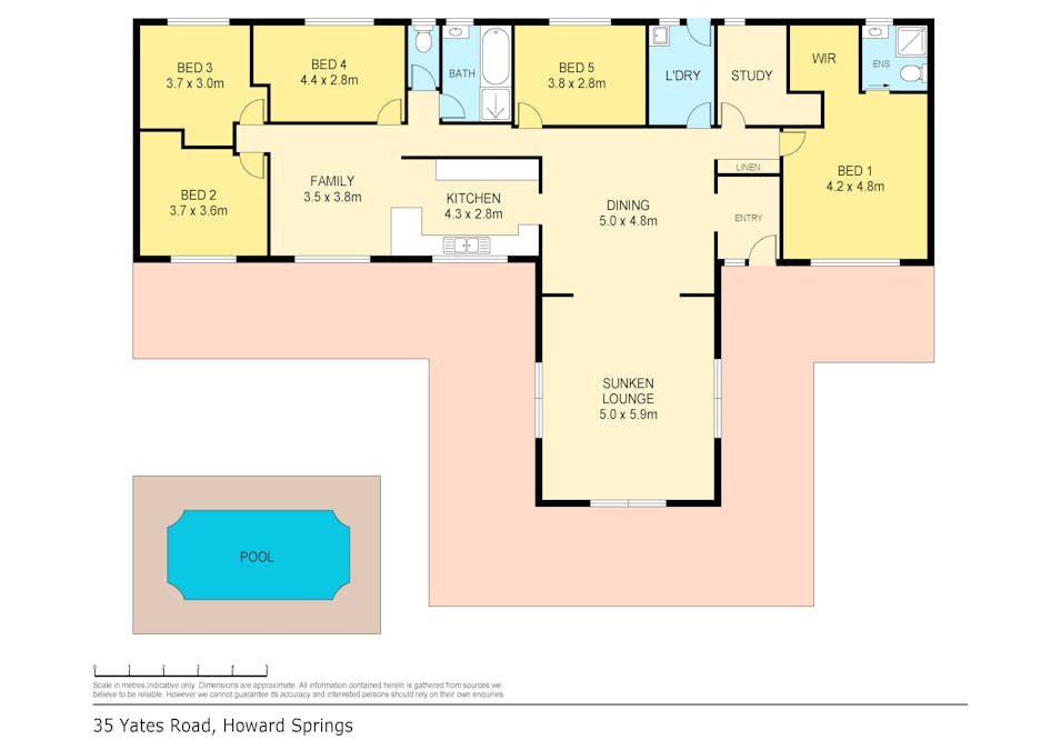35 Yates Road, Howard Springs, NT, 0835 - Floorplan 1