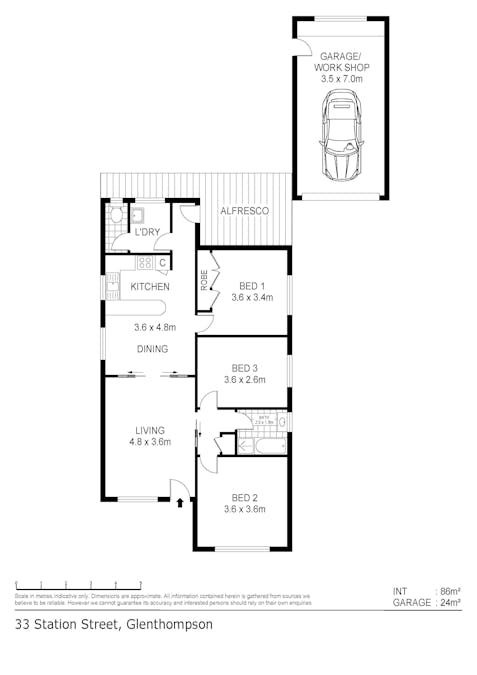 33 Station Street, Glenthompson, VIC, 3293 - Floorplan 1