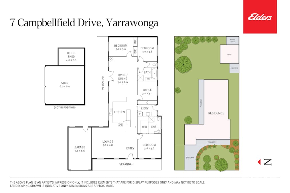 7 Campbellfield Drive, Yarrawonga, VIC, 3730 - Floorplan 1