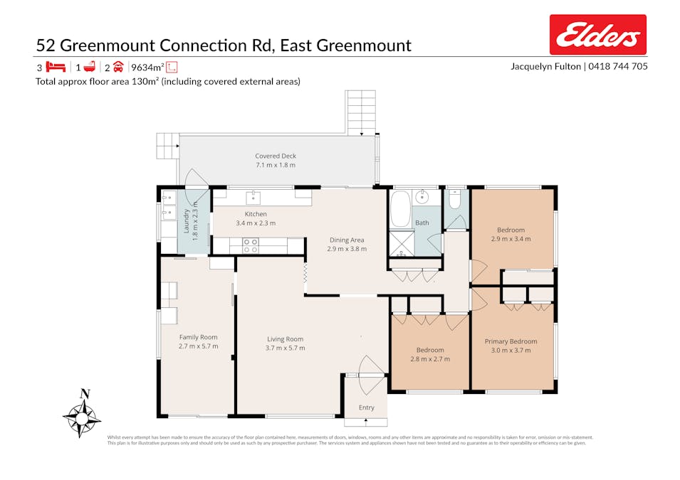 52 Greenmount Connection Road, East Greenmount, QLD, 4359 - Floorplan 1