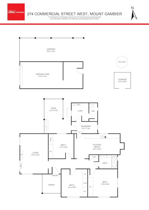 274  Commercial Street West, Mount Gambier, SA, 5290 - Floorplan 1