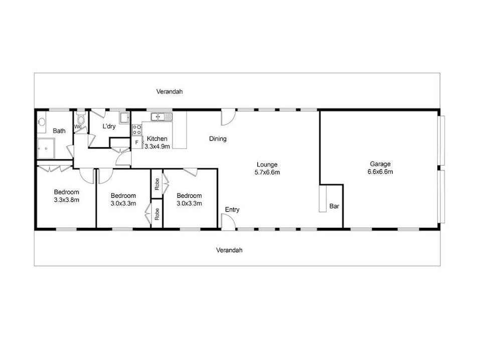 100 Peppin Drive, Bonnie Doon, VIC, 3720 - Floorplan 1