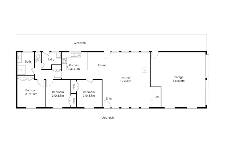 100 Peppin Drive, Bonnie Doon, VIC, 3720 - Floorplan 1