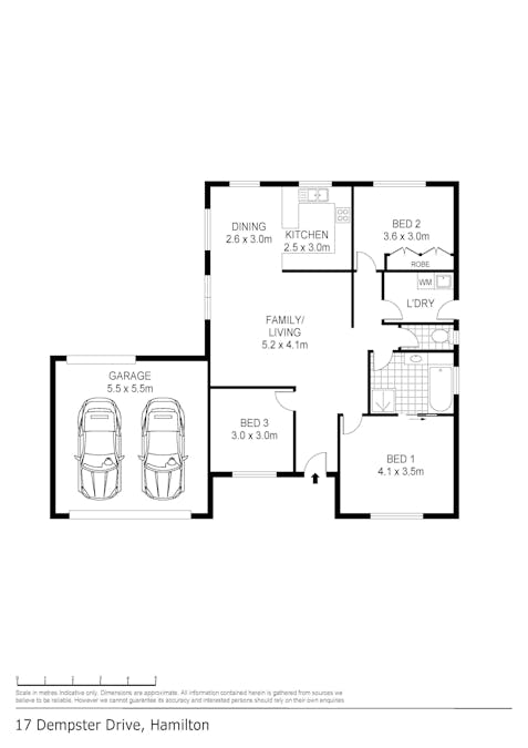 17 Dempster Drive, Hamilton, VIC, 3300 - Floorplan 1