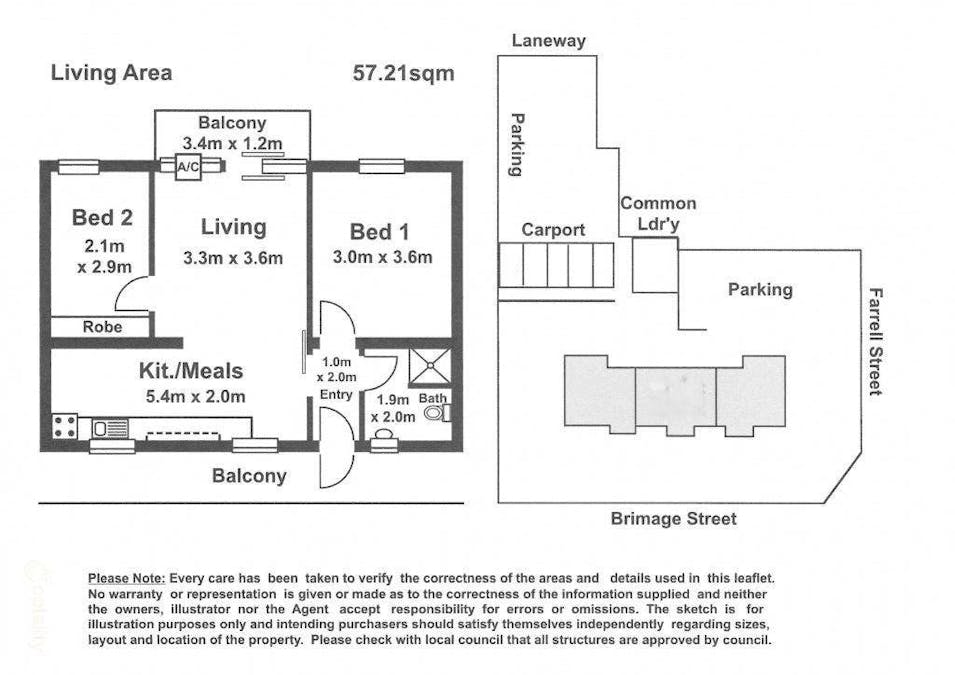 2/2 Brimage Street, Whyalla, SA, 5600 - Floorplan 1
