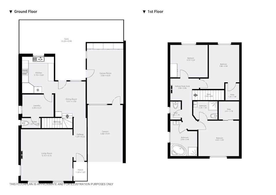 1/1 Powell Street , Mount Gambier, SA, 5290 - Floorplan 1