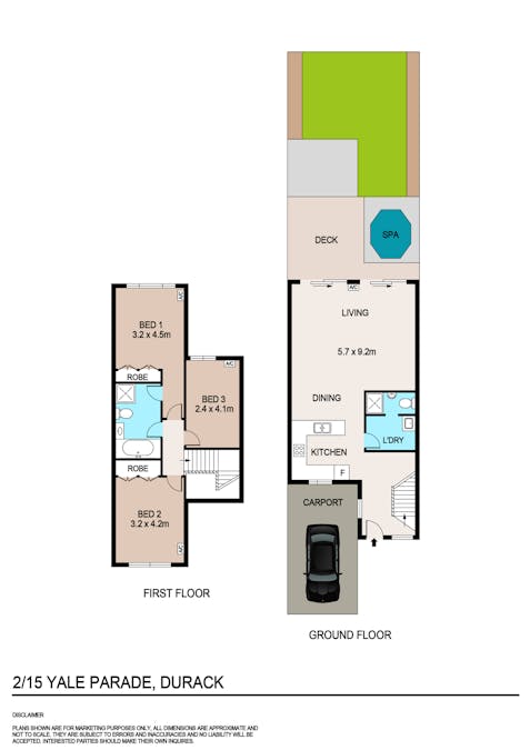 2/15 Yale Parade, Durack, NT, 0830 - Floorplan 1
