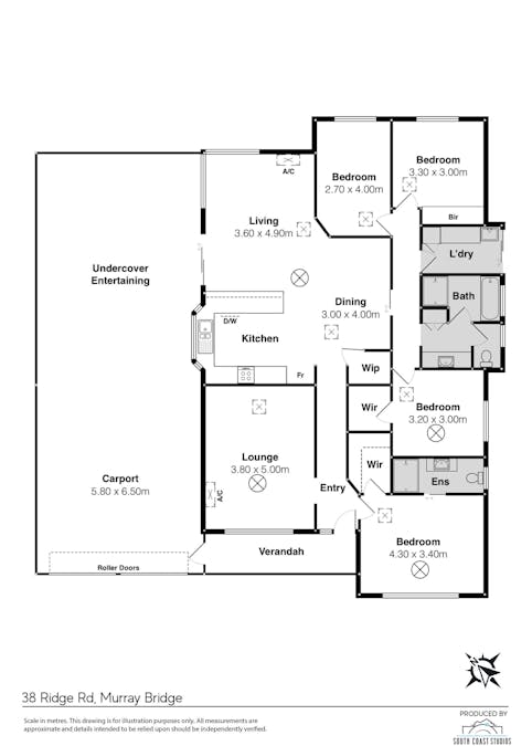 38 Ridge Road, Murray Bridge, SA, 5253 - Floorplan 1