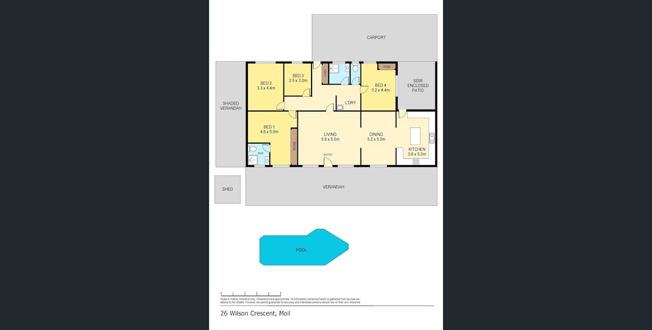 26 Wilson Crescent, Moil, NT, 0810 - Floorplan 1