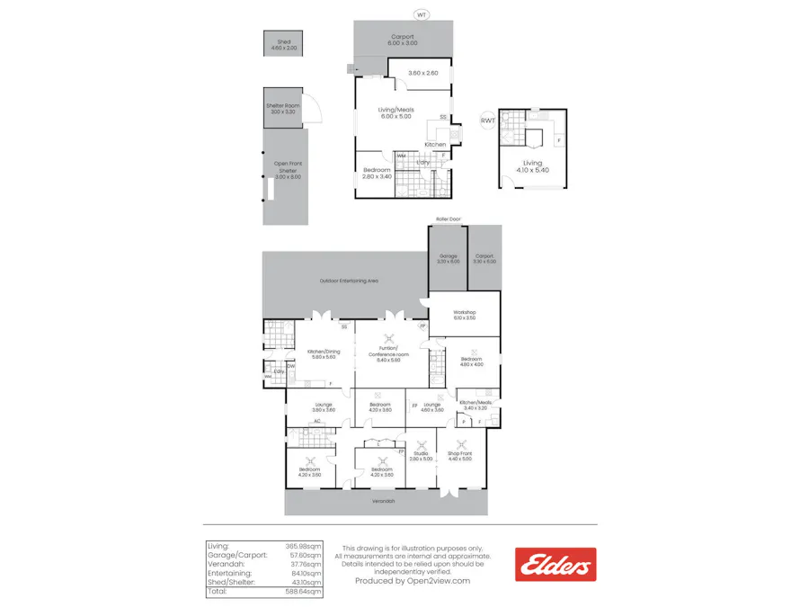 94 Main North Road, Sevenhill, SA, 5453 - Floorplan 1