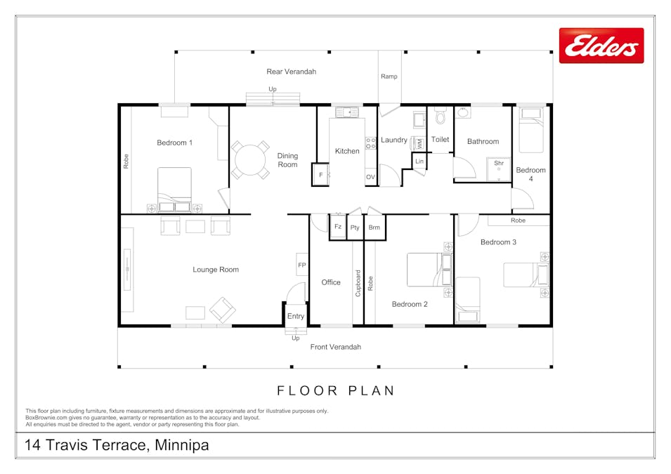 14 Travers Terrace, Minnipa, SA, 5654 - Floorplan 1