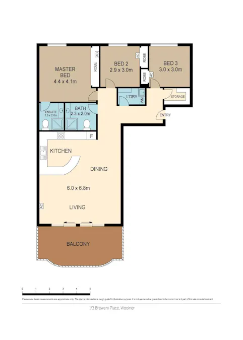 1/3 Brewery Place, Woolner, NT, 0820 - Floorplan 1
