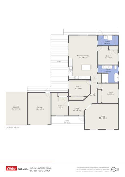 5 Murrayfield Drive, Dubbo, NSW, 2830 - Floorplan 1