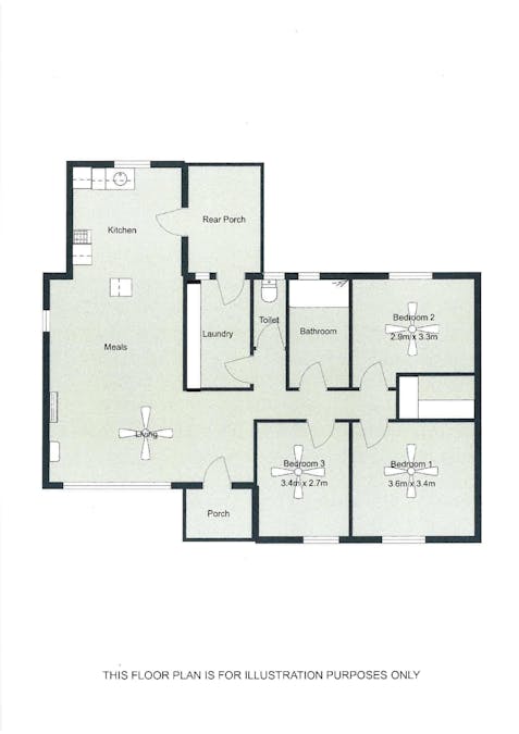 6 Pine Grove, Naracoorte, SA, 5271 - Floorplan 1