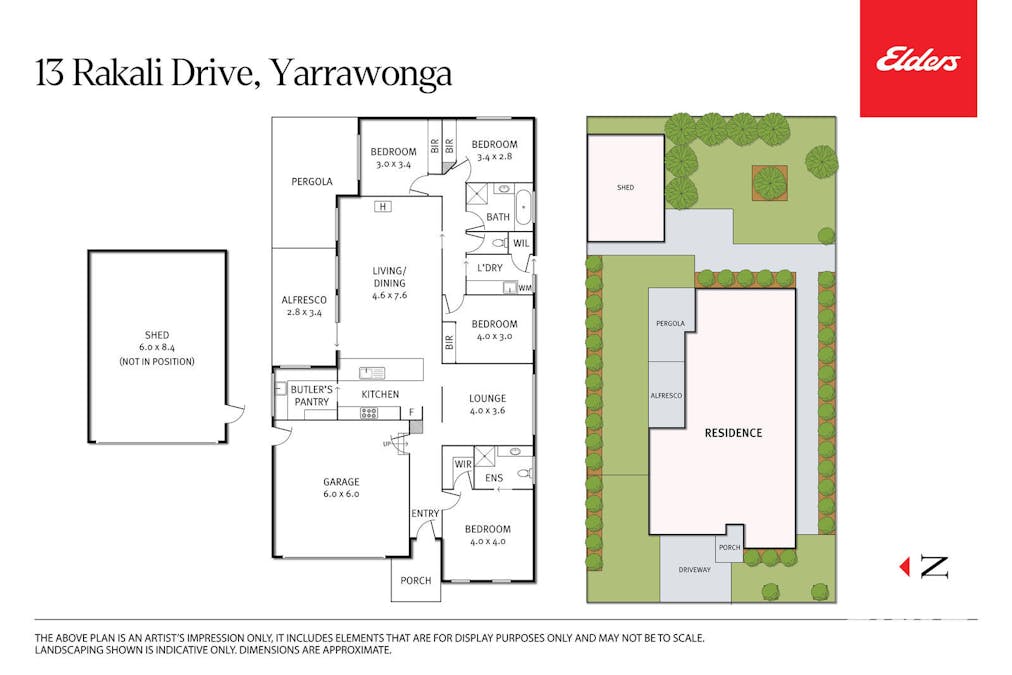 13 Rakali Drive, Yarrawonga, VIC, 3730 - Floorplan 1