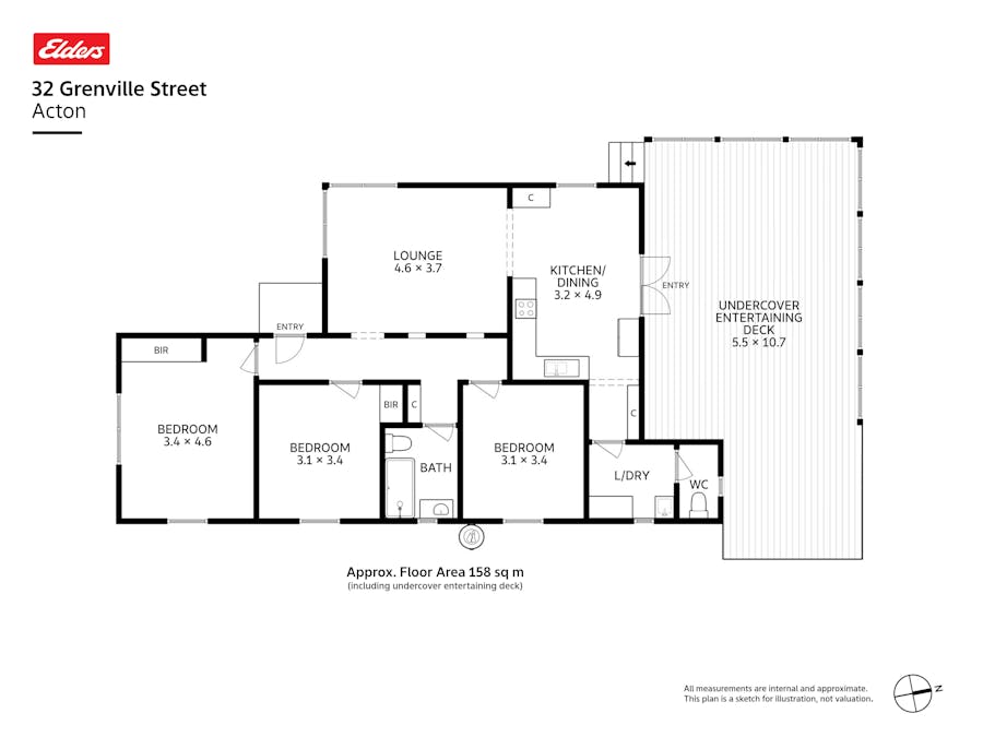 32 Grenville Street, Acton, TAS, 7320 - Floorplan 1