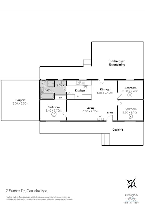 2 Sunset Drive, Carrickalinga, SA, 5204 - Floorplan 1