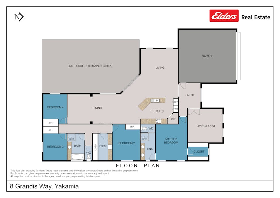 8 Grandis Way, Yakamia, WA, 6330 - Floorplan 1
