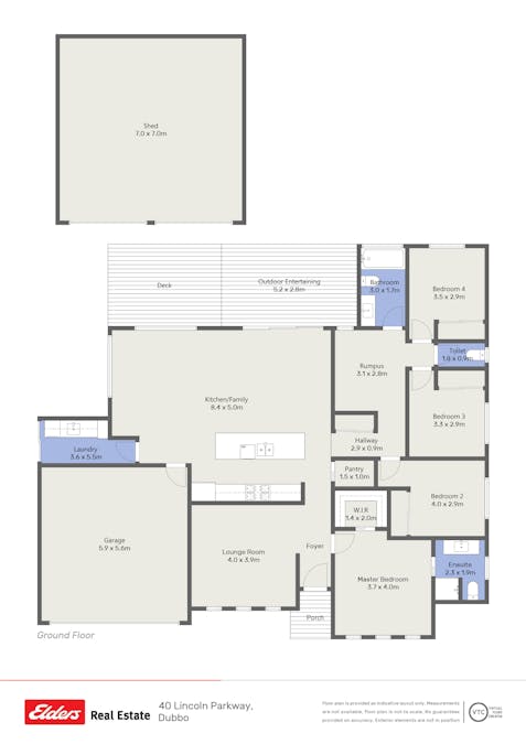 40 Lincoln Parkway, Dubbo, NSW, 2830 - Floorplan 1