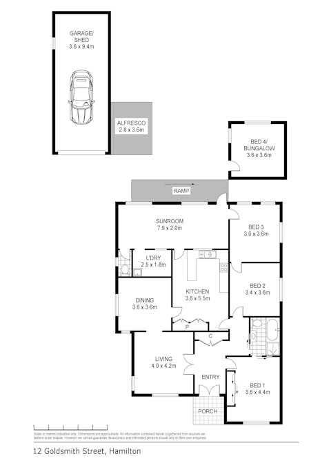 12 Goldsmith Street, Hamilton, VIC, 3300 - Floorplan 1