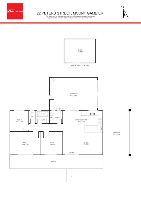 22 Peters Street, Mount Gambier, SA, 5290 - Floorplan 1