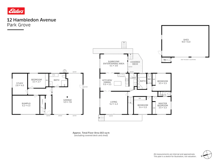12 Hambledon Avenue, Park Grove, TAS, 7320 - Floorplan 1