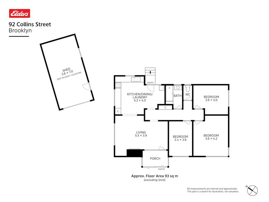 92 Collins Street, Brooklyn, TAS, 7320 - Floorplan 1
