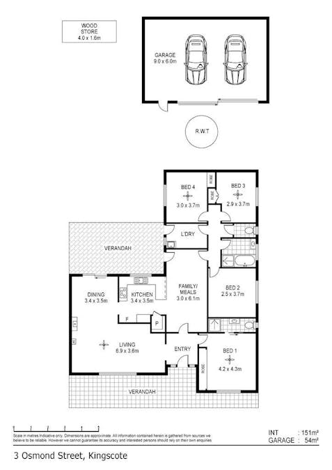 3  Osmond Street, Kingscote, SA, 5223 - Floorplan 1