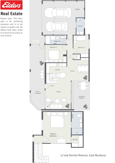 2/106 Forrest Avenue, South Bunbury, WA, 6230 - Floorplan 1