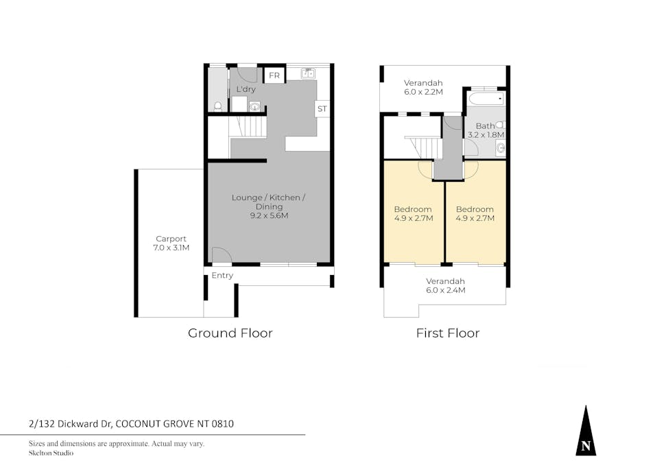 2/132 Dick Ward Drive, Coconut Grove, NT, 0810 - Floorplan 1