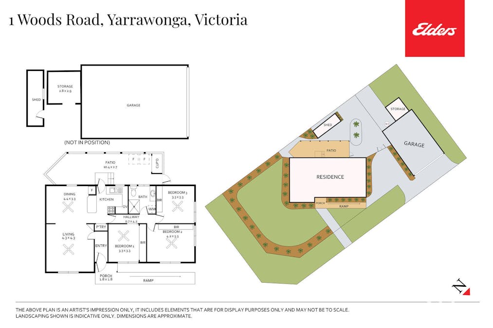 1 Woods Road, Yarrawonga, VIC, 3730 - Floorplan 1