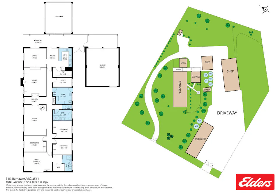 315 Bamawm Road, Echuca, VIC, 3564 - Floorplan 2
