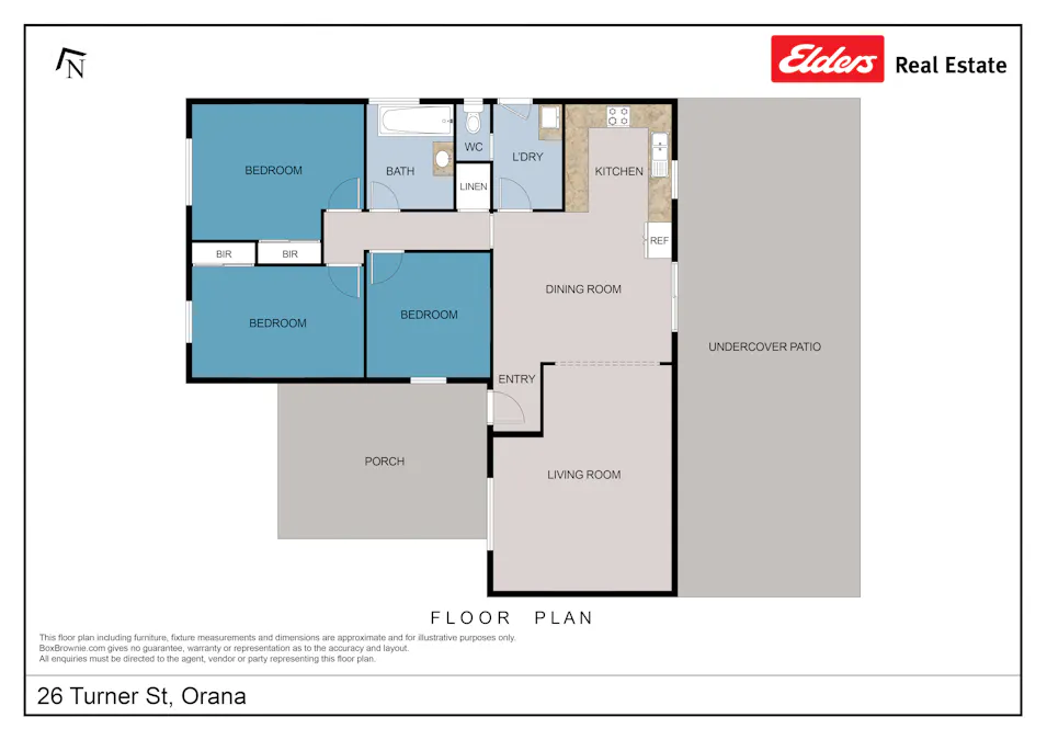 26 Turner Street, Orana, WA, 6330 - Floorplan 1