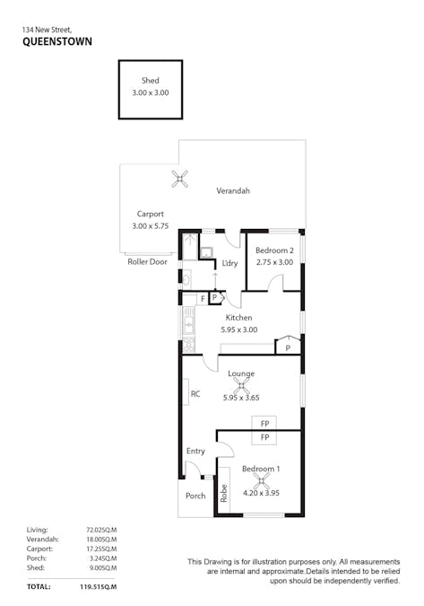 134 New Street, Queenstown, SA, 5014 - Floorplan 1