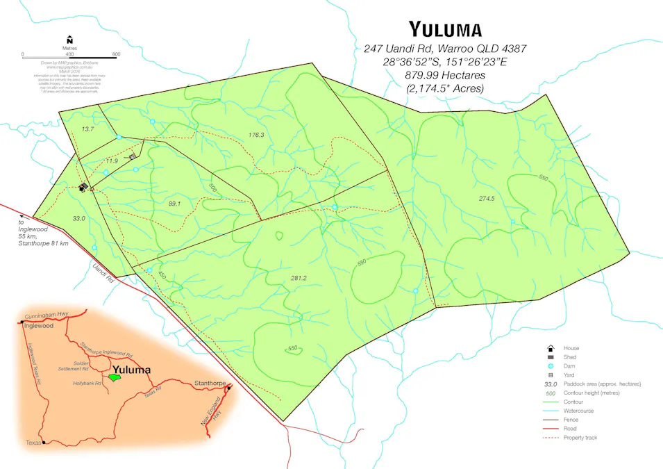 247 Uandi Road, Inglewood, QLD, 4387 - Floorplan 1