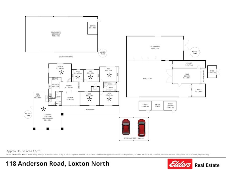 118 Anderson Road, Loxton, SA, 5333 - Floorplan 2