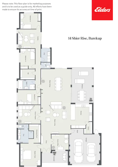 14 Shier Rise, Burekup, WA, 6227 - Floorplan 1