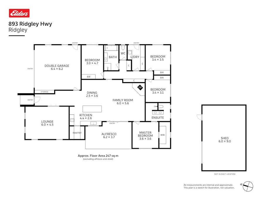 893 Ridgley Highway, Ridgley, TAS, 7321 - Floorplan 1