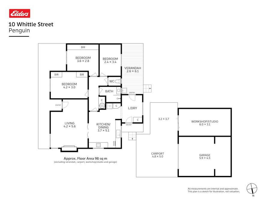 10 Whittle Street, Penguin, TAS, 7316 - Floorplan 1