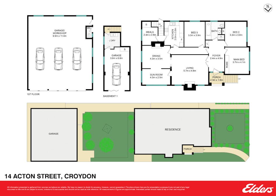 14 Acton Street, Croydon, NSW, 2132 - Floorplan 1