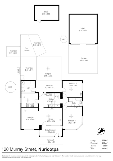 120 Murray Street, Nuriootpa, SA, 5355 - Floorplan 1