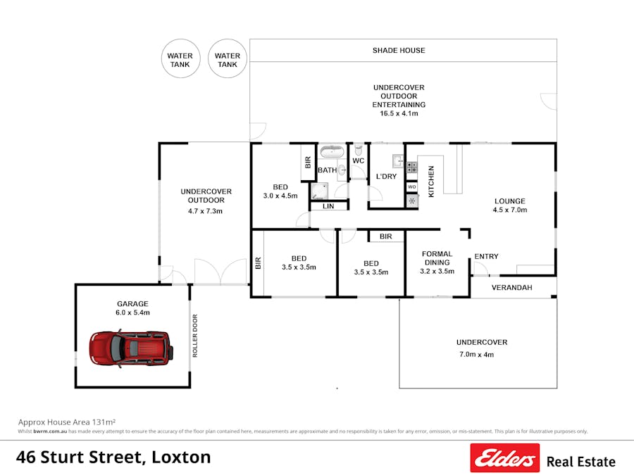 46 Sturt Street, Loxton, SA, 5333 - Floorplan 1