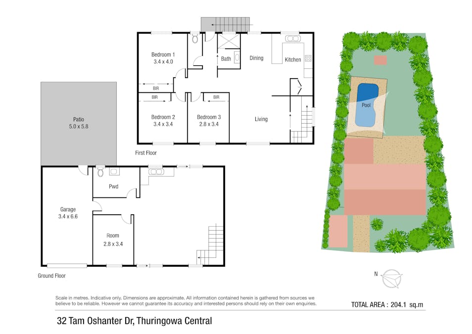32 Tam O'Shanter Drive, Kirwan, QLD, 4817 - Floorplan 1