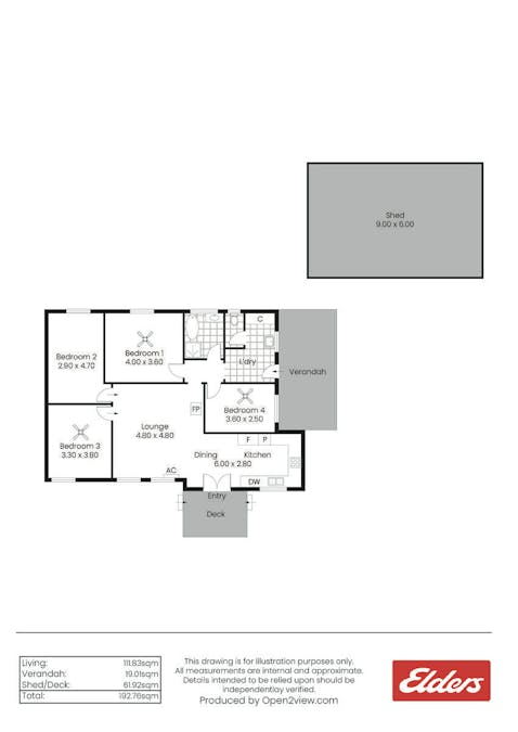 15 Lelante Street, Burra, SA, 5417 - Floorplan 1