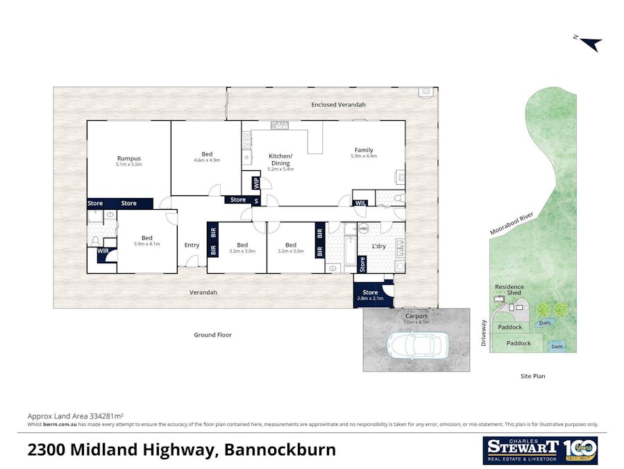 2300 Midland Highway, Bannockburn, VIC, 3331 - Floorplan 1
