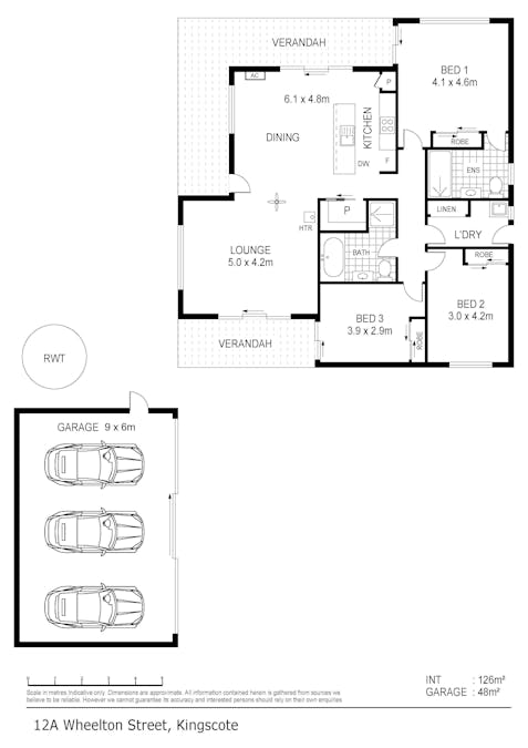 12A Wheelton Street, Kingscote, SA, 5223 - Floorplan 1