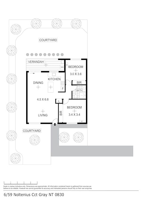 6/59 Noltenius Circuit, Gray, NT, 0830 - Floorplan 1